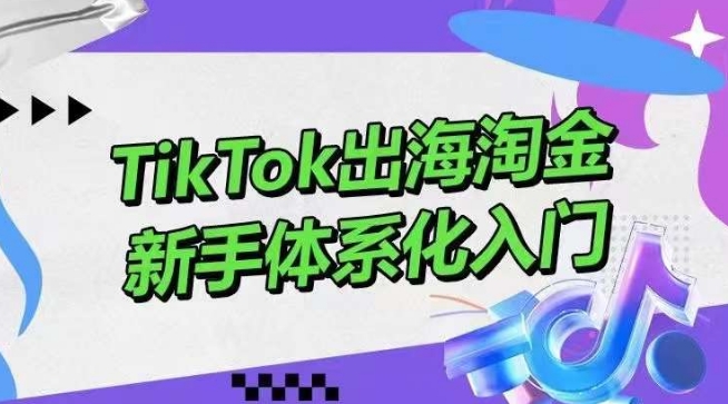 TikTok新手从0到1教程：30节实操课掌握短视频与直播带货全链路