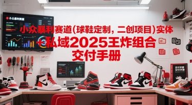 小众暴利赛道(球鞋定制，二创项目)实体+私域2025王炸组合 &nbsp;交付手册