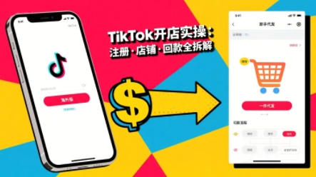 TikTok电商运营全流程实战教程：从开店到投流掌握核心技能