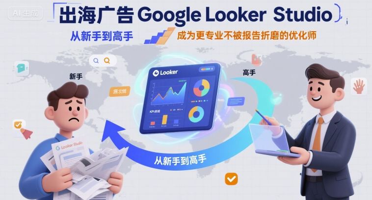 Google Looker Studio高效指南：3步制作专业报表，解放优化师