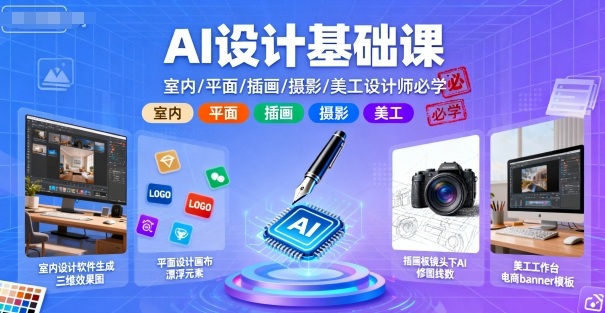 Midjourney AI设计25节课教程：零基础设计师快速上手指南