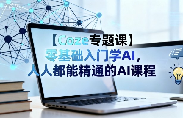 零基础学AI：Coze专题课3步入门到精通实战指南，快速开发AI应用与智能体