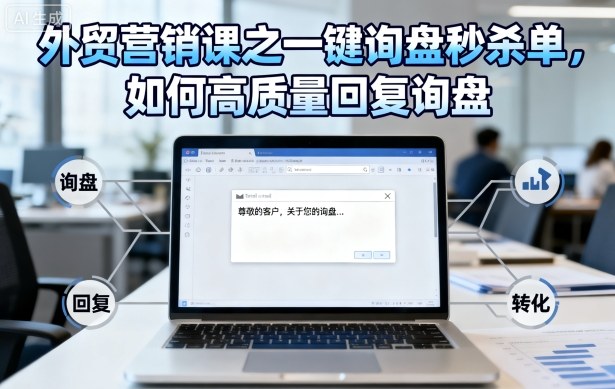 高质量回复询盘5步指南：提升外贸客户转化率与成交效率