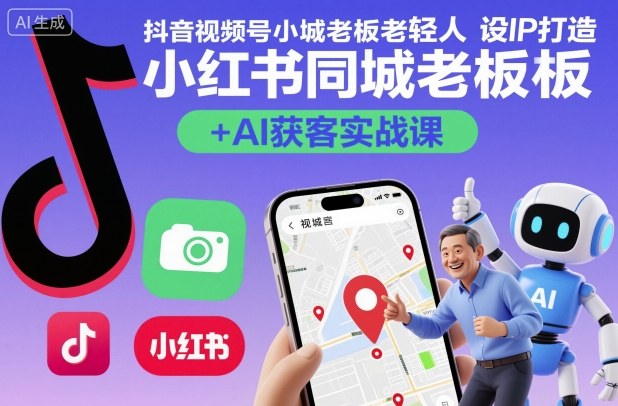 同城老板IP实战指南：3步打造轻人设，利用AI创作提升到店客流
