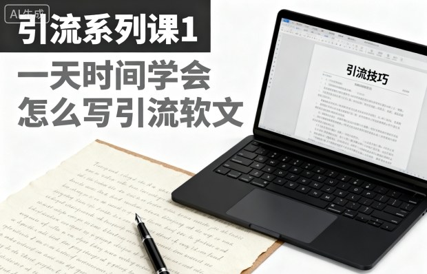 引流软文1天速成指南：3步写出爆款标题与高转化内容