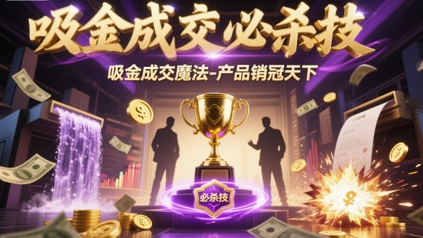 吸金成交必杀技：5个魔法步骤助你快速提升销售业绩