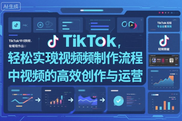 TikTok中视频完整制作教程：从0到1快速上手指南，实现高效创作运营