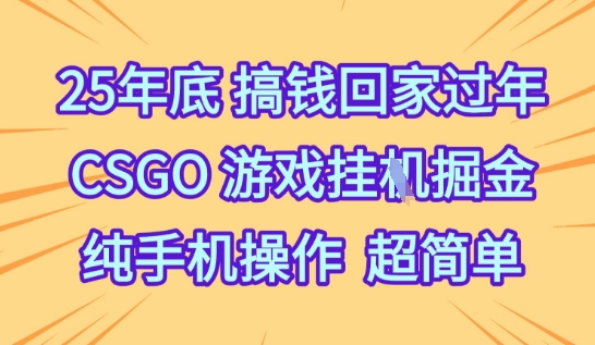 CSGO饰品交易自动捡漏教程：3步实操，手机操作轻松赚钱