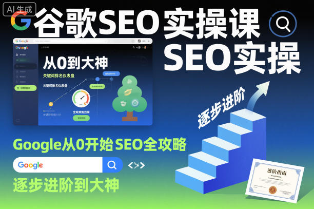 Google SEO零基础教程：3步实操指南快速提升排名