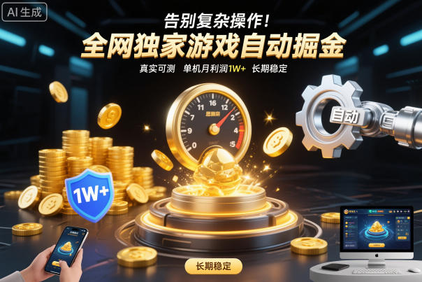 游戏自动搬砖教程：单机月入1W+的稳定方法及实操指南