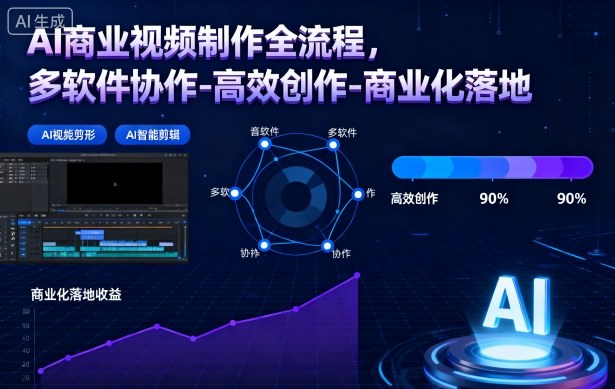 AI商业视频制作全流程：从入门到变现指南