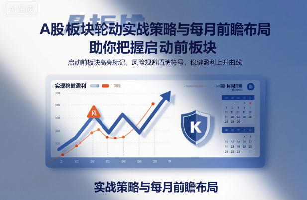 A股板块轮动实战策略：每月前瞻布局，把握启动前板块，规避风险稳健盈利