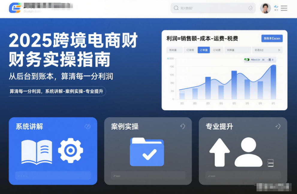 2025跨境电商财务实操指南：从后台到账本，算清每一分利润