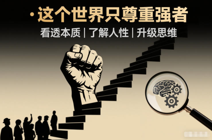 这个世界只尊重强者：开悟1.0人性思维升级指南（3步看透本质）